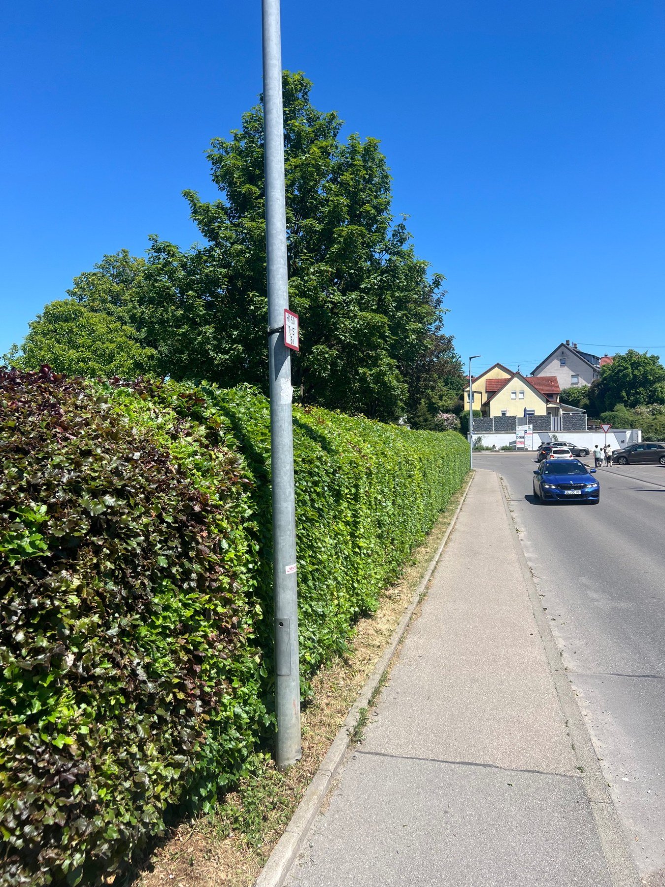 Referenz Spielplatzpflege – Hecken und Straßenrand